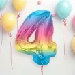 balon foliowy cyfra 4 teczowy godan 36 dgt