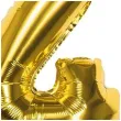 balon foliowy cyfra 4 zloty boland 14 dgt