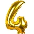 balon foliowy cyfra 4 zloty czakos 14 dgt