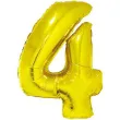 balon foliowy cyfra 4 zloty godan 34 dgt