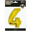 balon foliowy cyfra 4 zloty godan 34 dgt