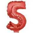 balon foliowy cyfra 5 czerwony funny fashion 16 dgt