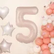 balon foliowy cyfra 5 karmelowy partypal 39 dgt