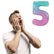 balon foliowy cyfra 5 kosmos teczowy godan 31 dgt