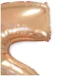 balon foliowy cyfra 5 rozowe zloto flexmetal 34 dgt