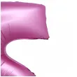 balon foliowy cyfra 5 rozowy satynowy godan 30 dgt