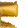 balon foliowy cyfra 5 satynowa zloty godan 14 dgt