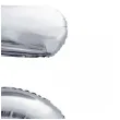 balon foliowy cyfra 5 srebrny partydeco 34 dgt
