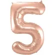 balon foliowy cyfra 5 szampanski folat 34 dgt