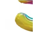balon foliowy cyfra 5 teczowy godan 34 dgt