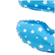 balon foliowy cyfra 5 w gwiazdki niebieski jix 18 dgt