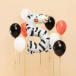 balon foliowy cyfra 5 zebra partydeco 38 dgt