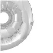 balon foliowy cyfra 6 beauty charm srebrny godan 33 dgt