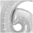 balon foliowy cyfra 6 beauty charm srebrny godan 33 dgt