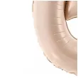 balon foliowy cyfra 6 bezowy ciemny partydeco 34 dgt