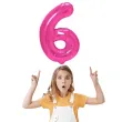 balon foliowy cyfra 6 fuksja partypal 16 dgt