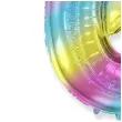 balon foliowy cyfra 6 gradient pastelowy flexmetal 34 dgt