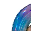 balon foliowy cyfra 6 holo teczowy grabo 40 dgt