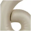 balon foliowy cyfra 6 mat kremowe latte folat 34 dgt