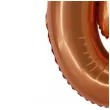 balon foliowy cyfra 6 miedziany godan 30 dgt