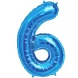 balon foliowy cyfra 6 niebieski oem 38 dgt