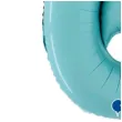 balon foliowy cyfra 6 niebieski pastel grabo 26 dgt
