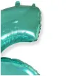 balon foliowy cyfra 6 niebieski tiffany flexmetal 34 dgt
