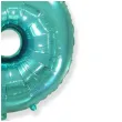balon foliowy cyfra 6 niebieski tiffany flexmetal 34 dgt
