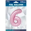 balon foliowy cyfra 6 rozowy partypal 39 dgt