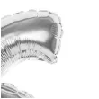 balon foliowy cyfra 6 srebrny boland 14 dgt