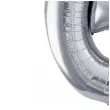 balon foliowy cyfra 6 srebrny partydeco 34 dgt