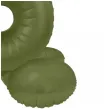 balon foliowy cyfra 6 stojaca oliwkowy folat 34 dgt