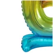balon foliowy cyfra 6 stojaca teczowy godan 15 dgt