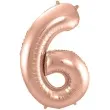 balon foliowy cyfra 6 szampanski folat 34 dgt