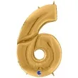 balon foliowy cyfra 6 zloty grabo 64 dgt