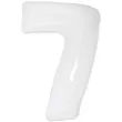 balon foliowy cyfra 7 bialy flexmetal 33 dgt