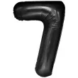 balon foliowy cyfra 7 czarny partypal 39 dgt