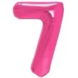 balon foliowy cyfra 7 fuksja partypal 16 dgt