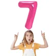 balon foliowy cyfra 7 fuksja partypal 16 dgt