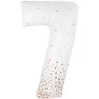 balon foliowy cyfra 7 holograficzne grochy bialy oaktree 34 dgt