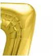 balon foliowy cyfra 7 jasnozloty partydeco 34 dgt