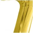 balon foliowy cyfra 7 jasnozloty partydeco 34 dgt