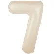 balon foliowy cyfra 7 kremowy 39 dgt