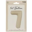 balon foliowy cyfra 7 mat kremowe latte folat 34 dgt