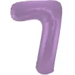 balon foliowy cyfra 7 metaliczny mat fioletowy folat 34 dgt