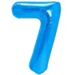 balon foliowy cyfra 7 niebieski partypal 16 dgt