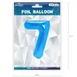 balon foliowy cyfra 7 niebieski partypal 16 dgt