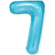 balon foliowy cyfra 7 niebieski partypal 39 dgt
