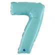 balon foliowy cyfra 7 niebieski pastel grabo 26 dgt
