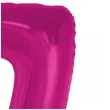 balon foliowy cyfra 7 rozowy ciemny godan 36 dgt